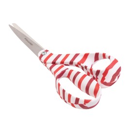 Fiskars Universal Scissors, Total Length: 21 cm, Quality Steel/Plastic, Inspiration, Candy Cane, 1063035