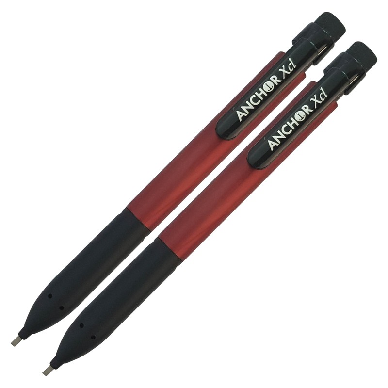 XCL9 Mechanical Pencil, 0.9mm Rectangular 4B Lead, Pack of 2,