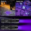 ULTRAFIRE Rechargeable 395nm UV Flashlight Zoomable