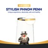 JOLLY CHEF 24 Pack Stemless Plastic Champagne Flutes Disposable 9