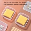 WonLiq 2 Pack-Plastic Cheese Storage Containers with Lids Airtight Keeps