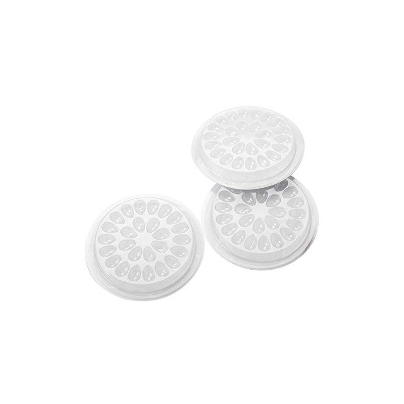 WOIWO 5 PCS Tattoo Glue Tray Transparent PVC Gasket With