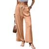 EdgeVibe Women Plus Size Palazzo Pants Wide Leg High Waist