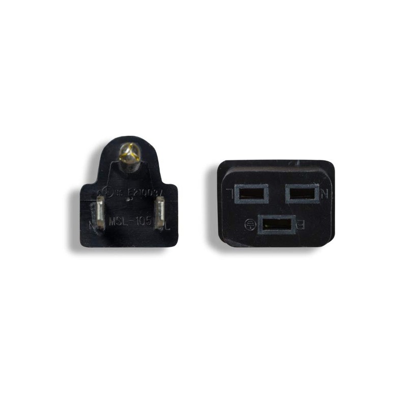 Cablelera North American Power Cord Extension, NEMA 5-15P to C19,