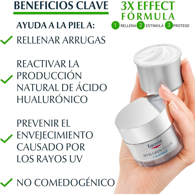 Eucerin Refill Crema anti edad Hyaluron-Filler Crema de Día FPS15
