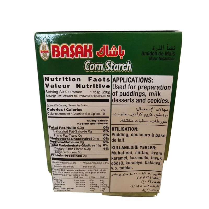 Basak Corn Starch Misir Nisastasi 200 gram (7,1 oz)