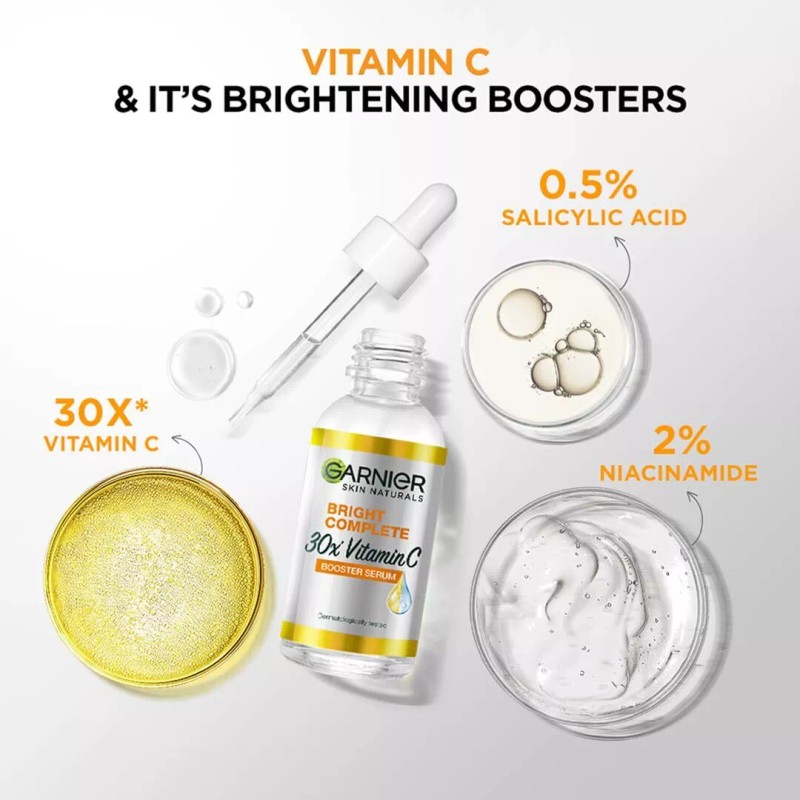 Garnier Bright Complete Vitamin C Booster Face Serum for All