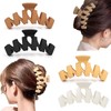 Generic 4 Colours Hair Clips, 4.3 Inch Strong Hold Matte
