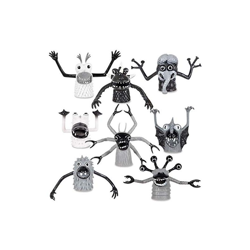 Andy Mc Phee Finger Puppet - Monster B&W
