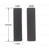HUAYY Square Hook & Loop Strips with Self Adhesive(Black 24