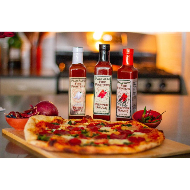 Palo Alto Firefighters Pepper Sauce Variety Pack (8.5oz) - Pack