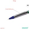 HAUSER Eon 10 x 0.7mm BLUE Smooth Ballpoint Pens Triangular