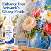Acrylic Paint Sealer Spray for Artwork Protection – Clear High-Gloss