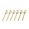 GRAEWE Espresso Demitasse Spoons Gold Plated 6 Pieces