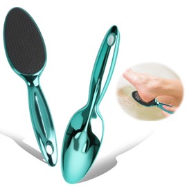Nano Glass Foot File for Hard Skin, Metallic Green Gentle and Highly Effective Hard Skin Remover Foot Callus Remover Professional Durable Glass Foot Heel File for Home Foot Spa Foot Care