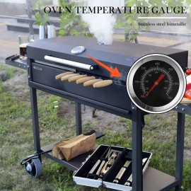 Termómetro De Barbacoa Termómetro De Horno De 50 A 700 c                                                                                              