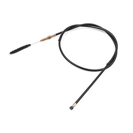 sourcing map 1.4m Length Black Rubber Coated Motorcycle Motorbike Clutch Cable Wire for CG200