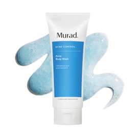 Murad Acne Body Wash – Salicylic & Glycolic Acid Body Cleanser with Green Tea & Licorice Root Extracts for Treating Body Breakouts, Exfoliate, Oil Control, & Soothe Skin – 8.5 Fl Oz