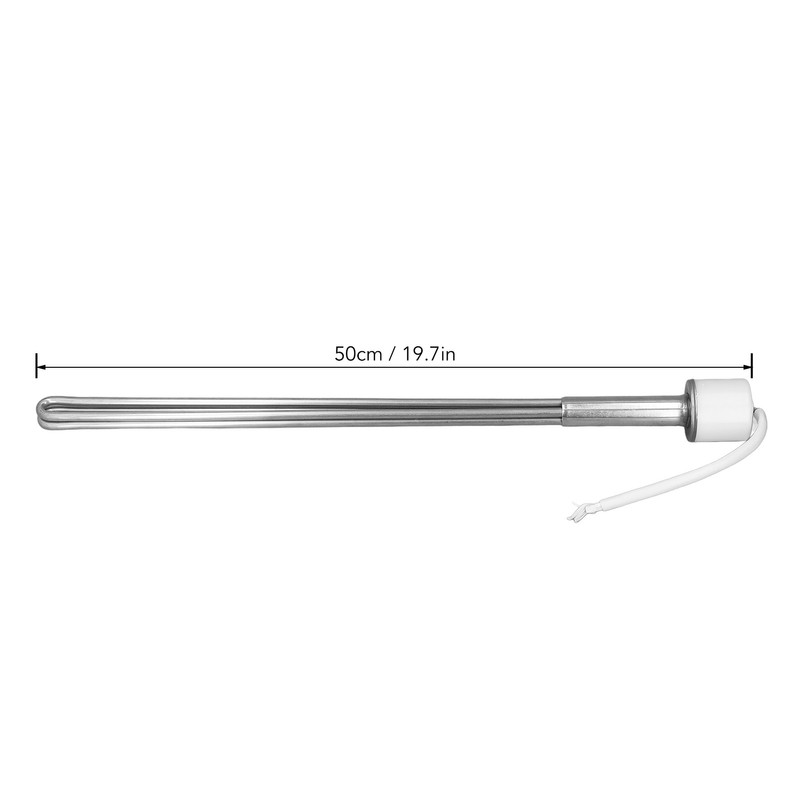 Immersion Water Heater Limescale Proof 3000W Stainelss Steel Solar Electric