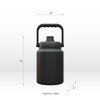 Mighty Jug - 2L/ Half Gallon Large Water Bottle, Insulated