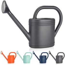 1 Gallon Watering Can for Indoor Plants, Garden Watering Cans for Outdoor Plant House Flower, Modern Plant Watering Can Large Long Spout with Sprinkler Head