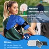 Atsuwell Shoulder Ice Pack Rotator Cuff Cold Compression, Reusable Gel