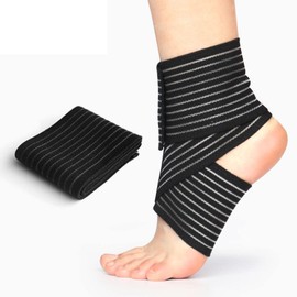 VQBKHO 4er Pack Kniebandage, Kniestütze Sport Bandage, Kniebandage Kraftsport, Komprimierte für Arm, Ellbogen, Wade, Hand, Knöchel, Handgelenk, Knie (70cm, 27.5 Zoll)