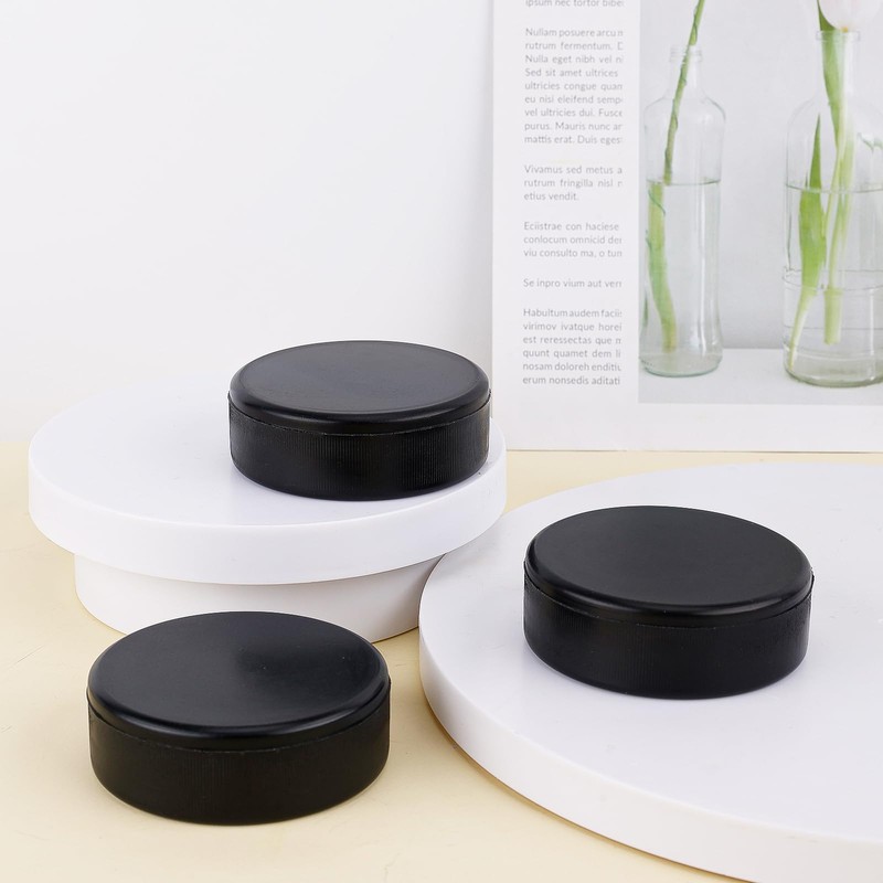 PEUTIER 8pcs Ice Hockey Pucks, Diameter 3 Inch/Thickness 1 Inch