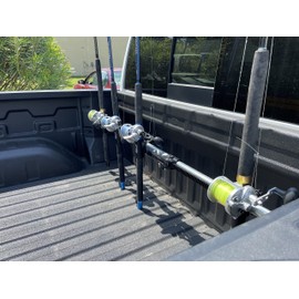 Dev Fishing RB 100 Truck Bed Aluminum Adjustable Rod Rack Pole Holder x4