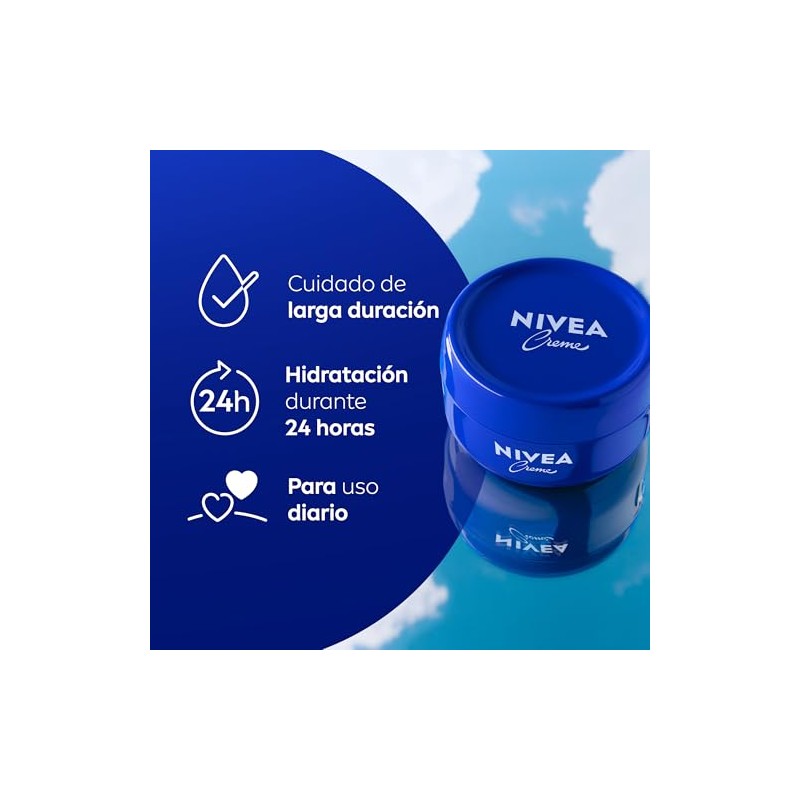 NIVEA Creme Tarro 500ml Crema Humectante Multipropósito