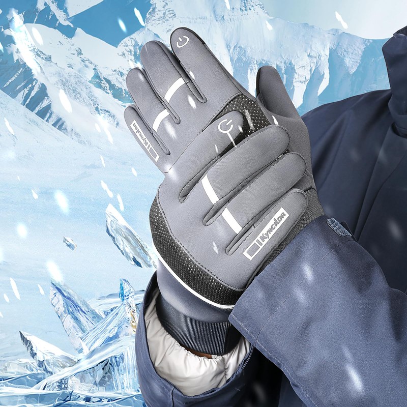 KynciLOR Womens Winter Gloves Mens Thermal Gloves with Touchscreen Fingers
