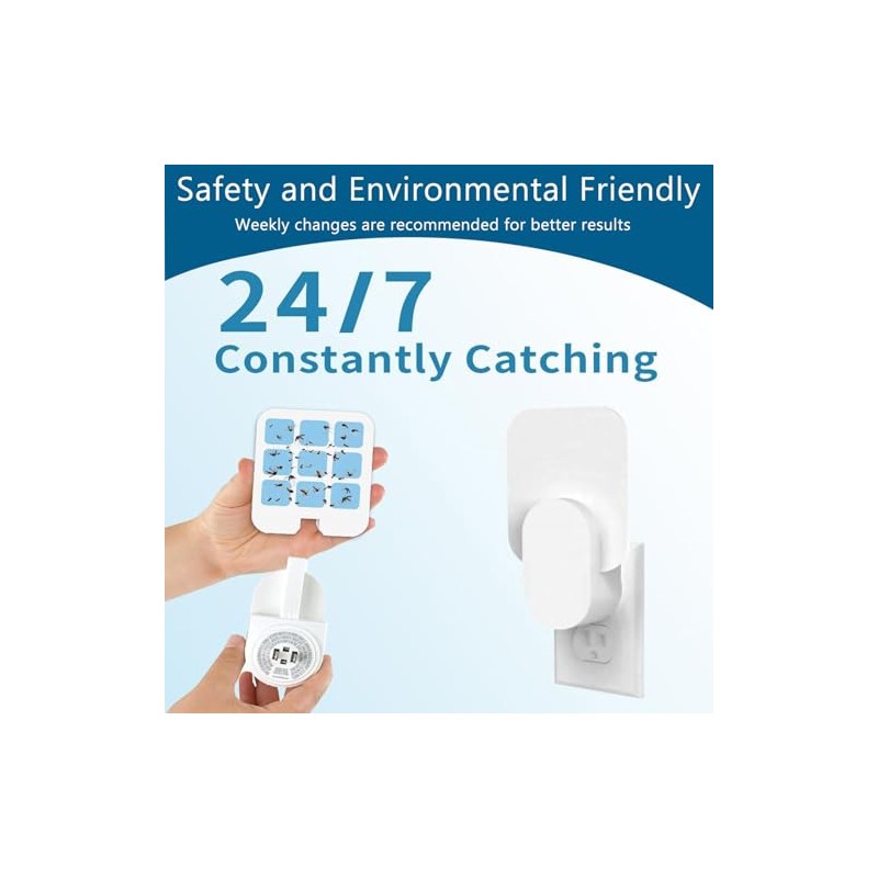 40 Pack Refill Glue Cards Compatible with Safer Home Fly