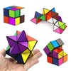 Magic Star Cube 2 in 1,Infinity Cube,Speed Cube,Smooth Surface Solid