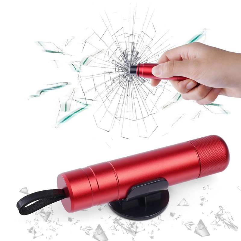 Emergency Hammer Car with Belt Cutter, Compact Portable Emergency Hammer