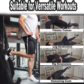 Dumbbell Foot Attachment, Tibialis Trainer, Adjustable Ankle Weights, Leg Workouts at Home for Hip Flexors,Ankle Straps for Weight Lifting,Shin Splint,Hamstring Curls,Leg extensions,Home Gym Equipment