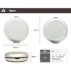 OGON Coin Purse, Aluminum Round Coin Case, Coin Case, Japanese