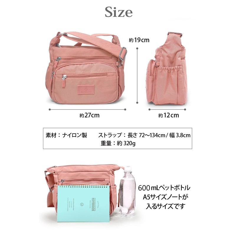 JNiA Multi-functional Shoulder Bag, Crossbody Crossbody Bag, Lightweight, Large Capacity!