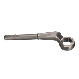 HARFINGTON Offset Box End Tubular Handle Wrench 1-1/2" CR-V 12 Point Offset Single End Torx Wrench High Neck Tubular Box Wrenches for Tightening Remove Screws and Fasteners, Silver Gray