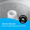 SlipX Solutions 27" Oversize Square Shower Mat, Non-Slip Mat for