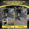 Oyviny 3-in-1 Trailer Plug Tester 4/5 Pin Flat & 7