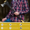 ZEUSTR 36" Chopping Axe Hatchet with Nylon Shock-Absorbing Handle, Camping