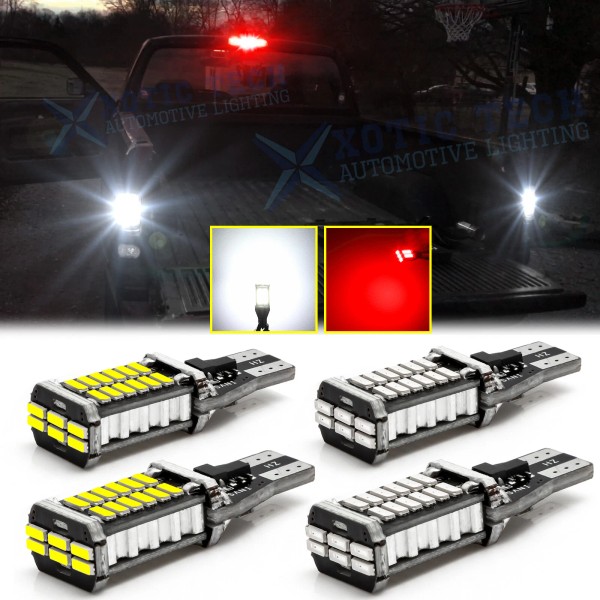 Xotic Tech LED Backup Reverse + 3rd Third Brake Light