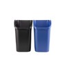Rubbermaid Undercounter Small Trash Can, 2 Pack Blue and Black