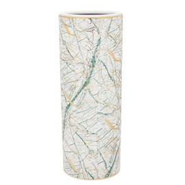 Red Lantern 24" Abstract Green & Gold Umbrella Stand