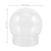 BESTOYARD 15pcs DIY Snow Globe Water Globe Clear Plastic Empty