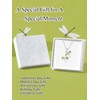 JIYVY32 Dragonfly Necklaces for Women White Gold Plated Peridot August