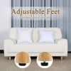 Sourcingmap Furniture Table Chair 8 Holes Base Adjustable Leveling Foot