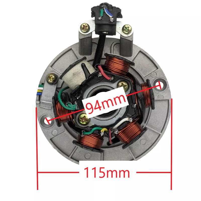 RedCap Stator Magneto 6-Coil 5Wire 50cc 70cc 90cc 110cc 125cc