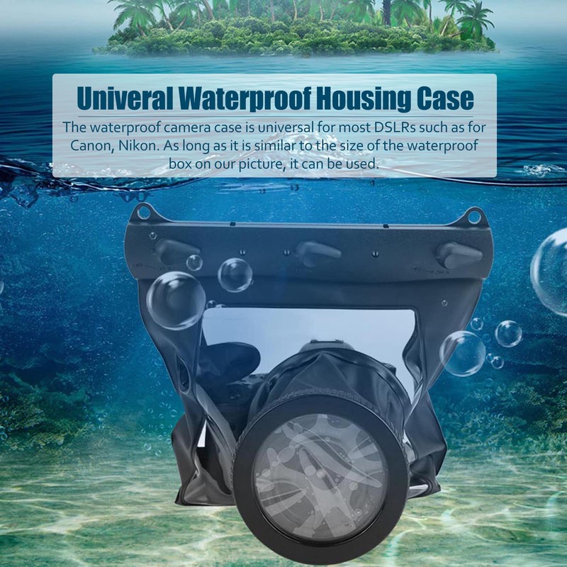 Yoidesu Funda Impermeable para cámara submarina, cámara de DSLR, Funda
