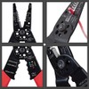 WGGE WG-015 Professional 8-inch Wire Stripper/Crimping Tool, Cable Cutter/Crimper, Wiring